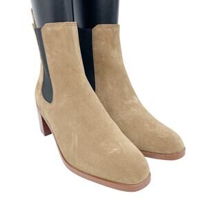 Steve Madden Women's Rhiannon Chelsea Boot Cognac Suede Size 8 M